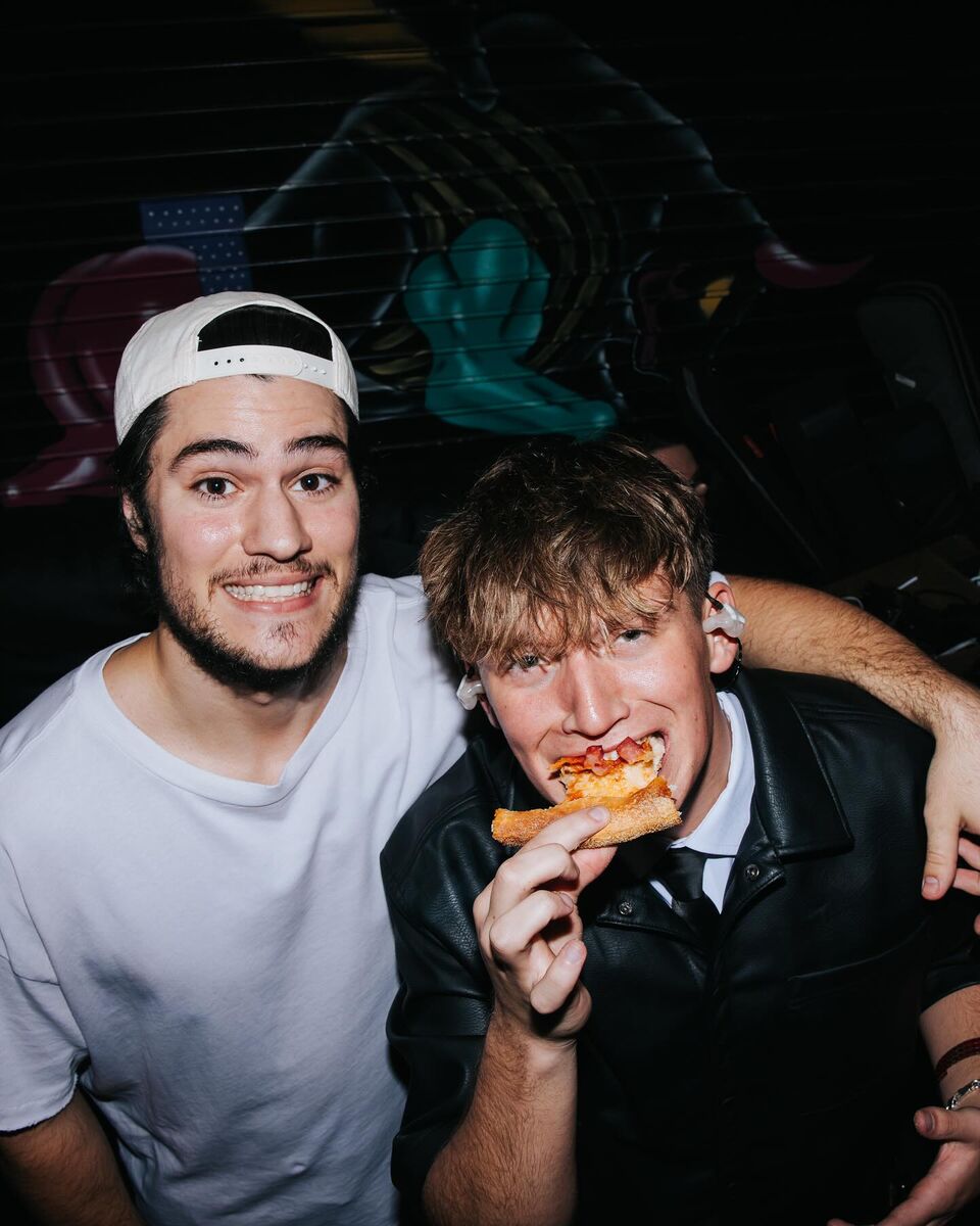Jude and John Michael Howell backstage
