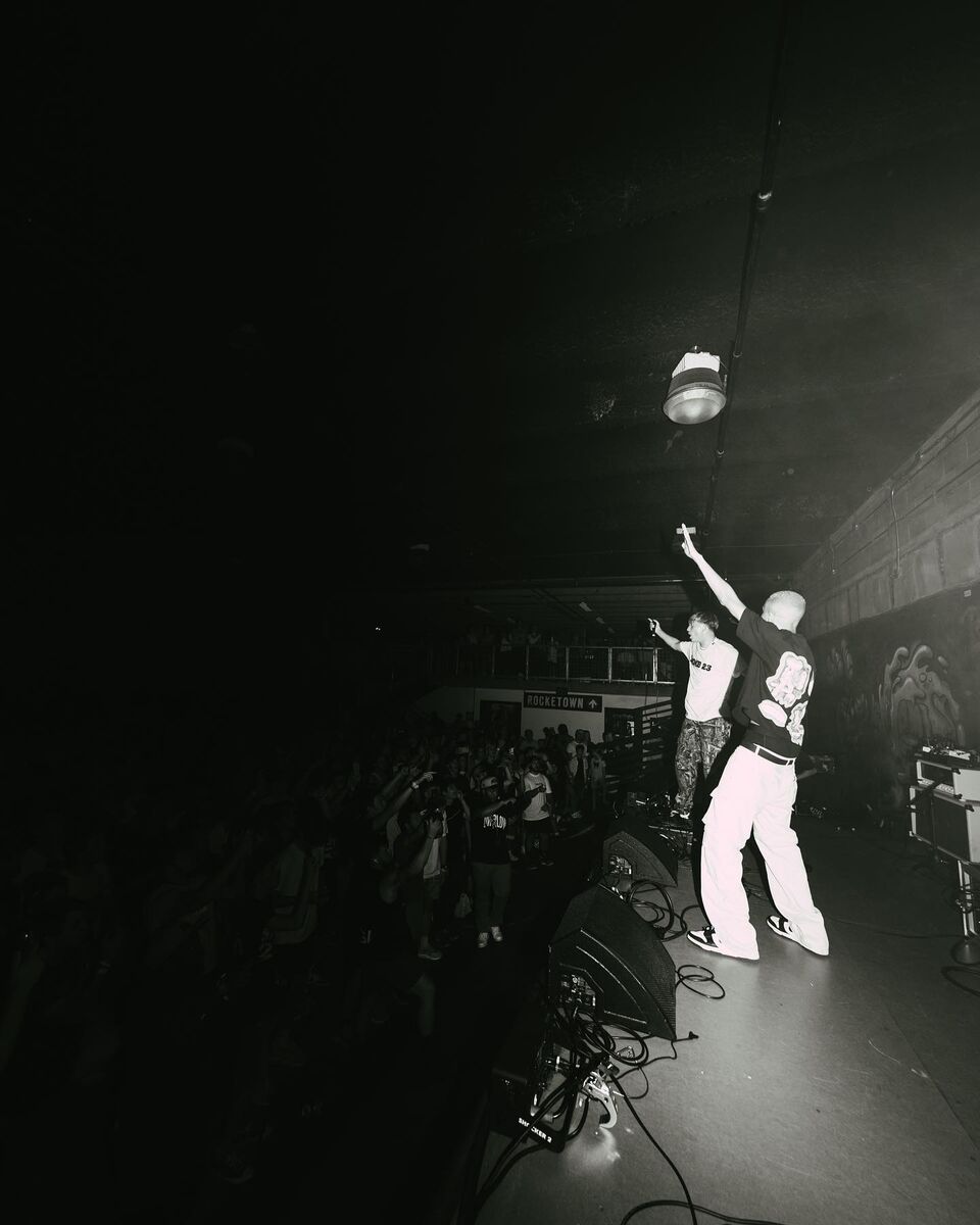 Jude on stage