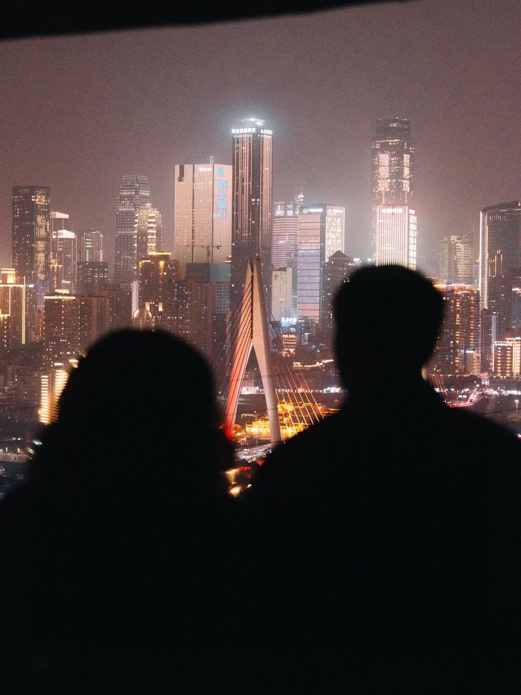 Chongqing at night, China