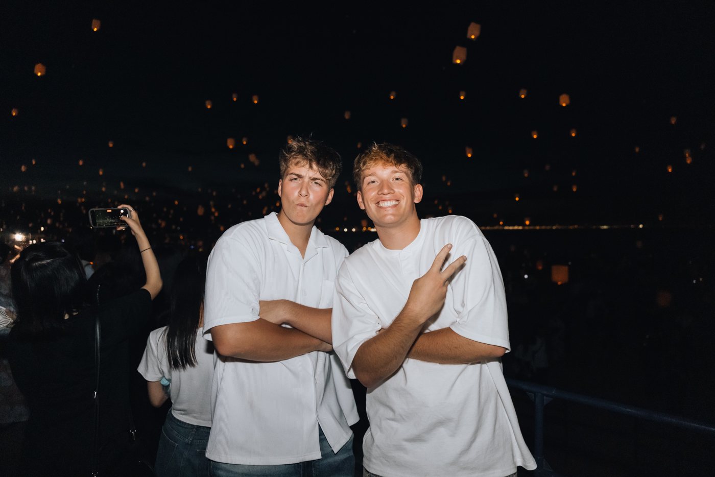 Jude and his brother Malakai in Japan