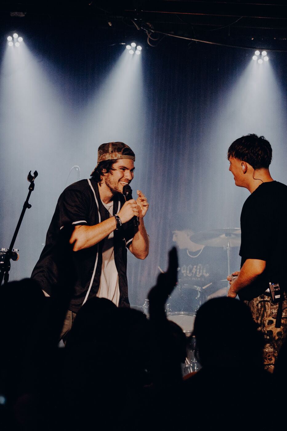 Jude and John Michael Howell on stage together