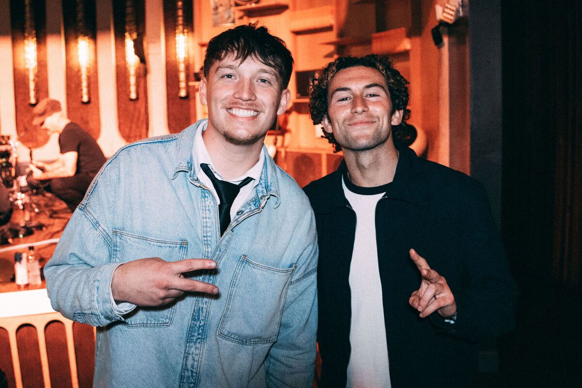 Jude with a fan after the show